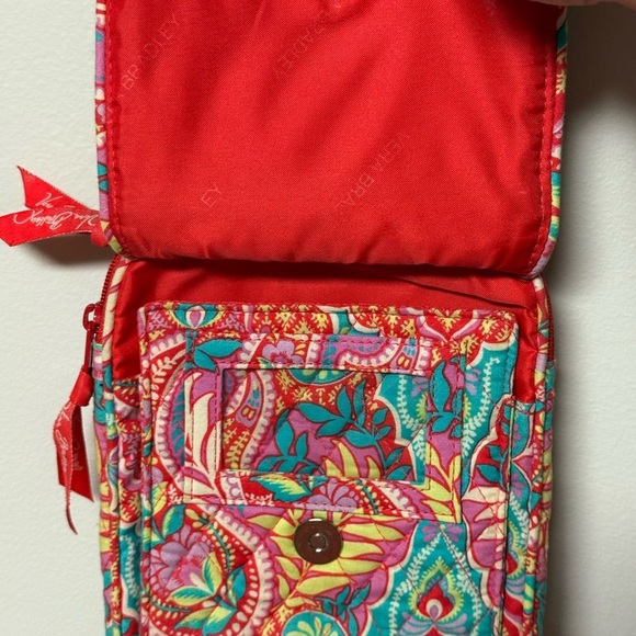 Vera Bradley Mini Hipster crossbody bag Retired Paisley in Paradise pattern - Picture 3 of 9